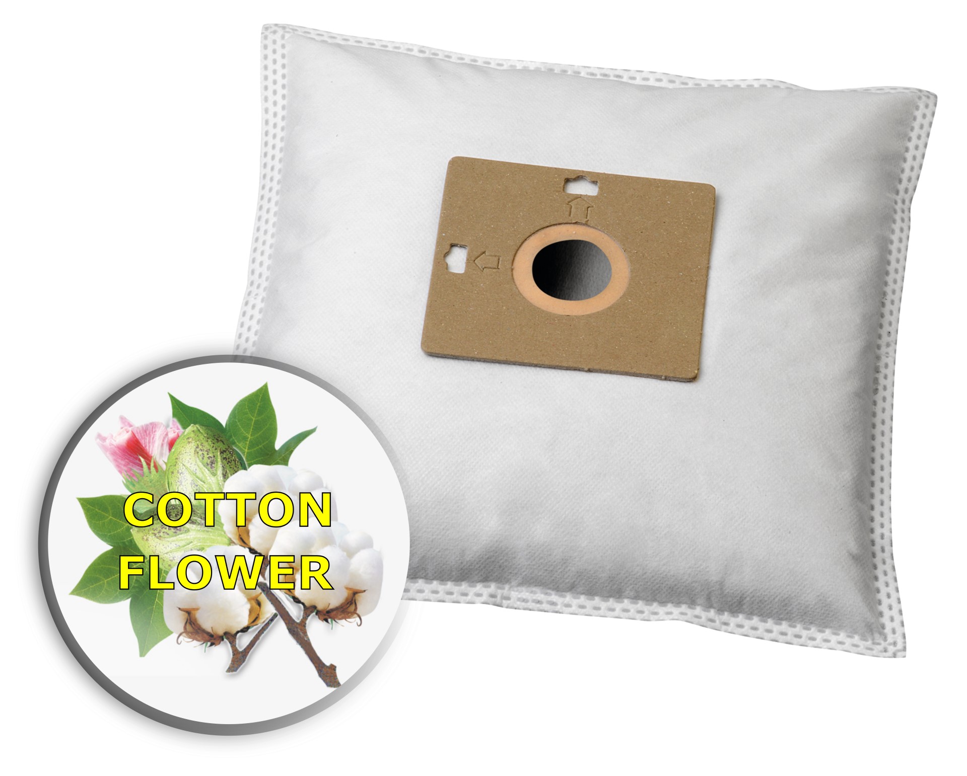 KOMA ET36S COTTON FLOWER - Aromás porszívózsákok ETA e-Bag, 4db