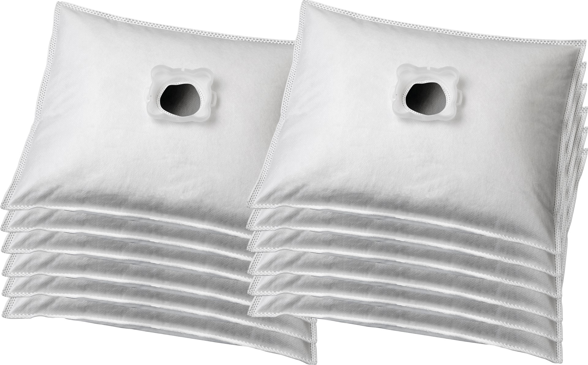 KOMA WB02PL - 12 darabos porzsákkészlet Rowenta Wonderbag Silence porszívókhoz, műanyag előlappal, szintetikus